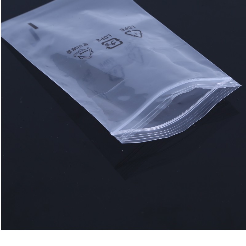 Tilpasselig LLDPE transparent selvforseglende taske